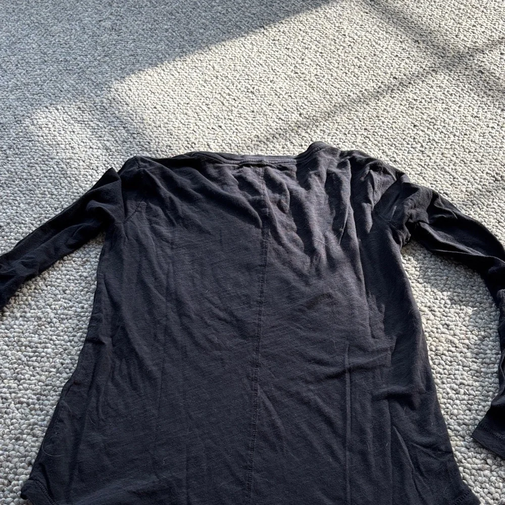 Madewell Black Long Sleeve Tee - Picture 4 of 4